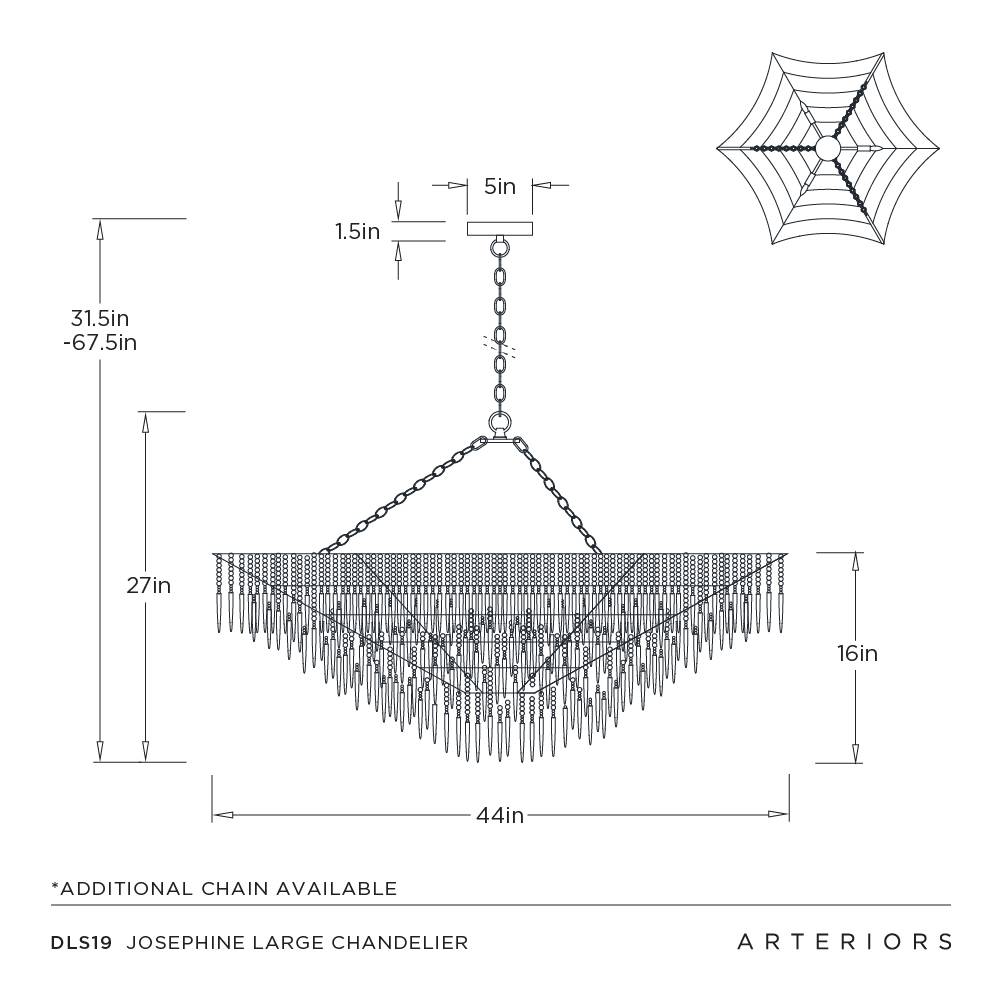 Arteriors Josephine Large Chandelier