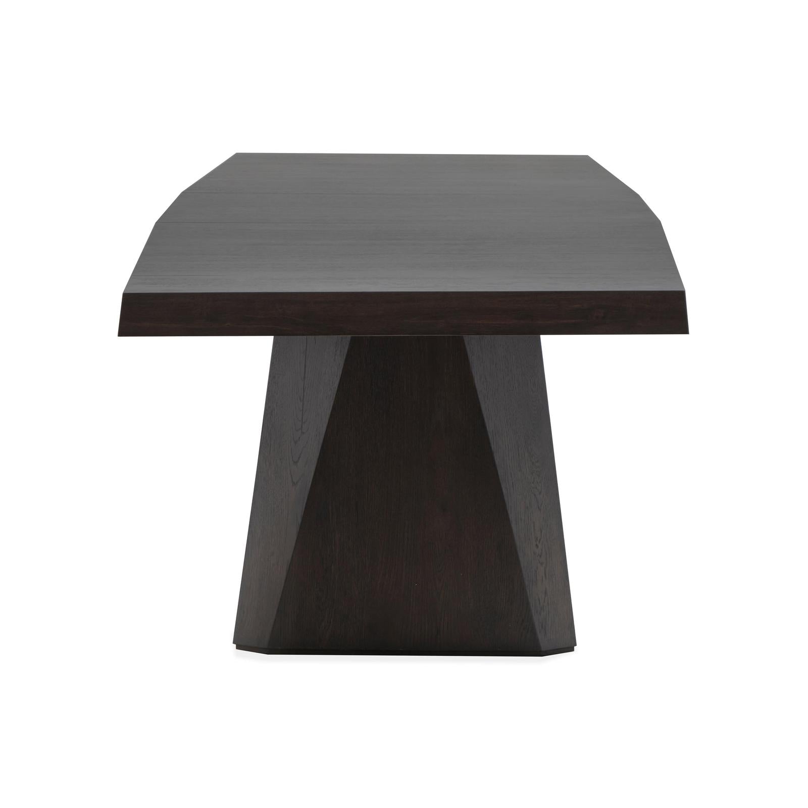 Magnussen Home Tauren Coffee Bean Extendable Double Pedestal Dining Table