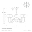 Arteriors Tebaldi Chandelier