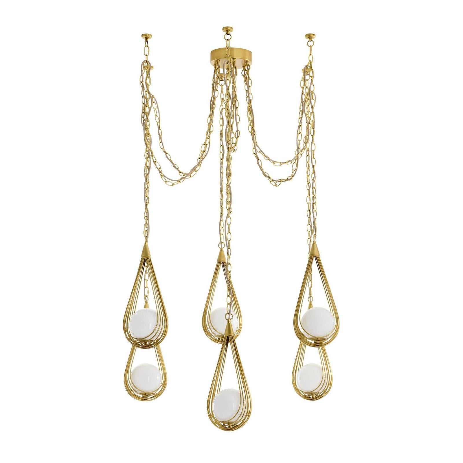 Arteriors Ova Multidrop Chandelier