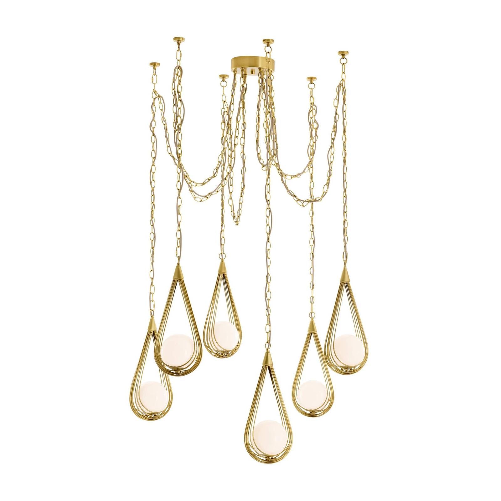 Arteriors Ova Multidrop Chandelier