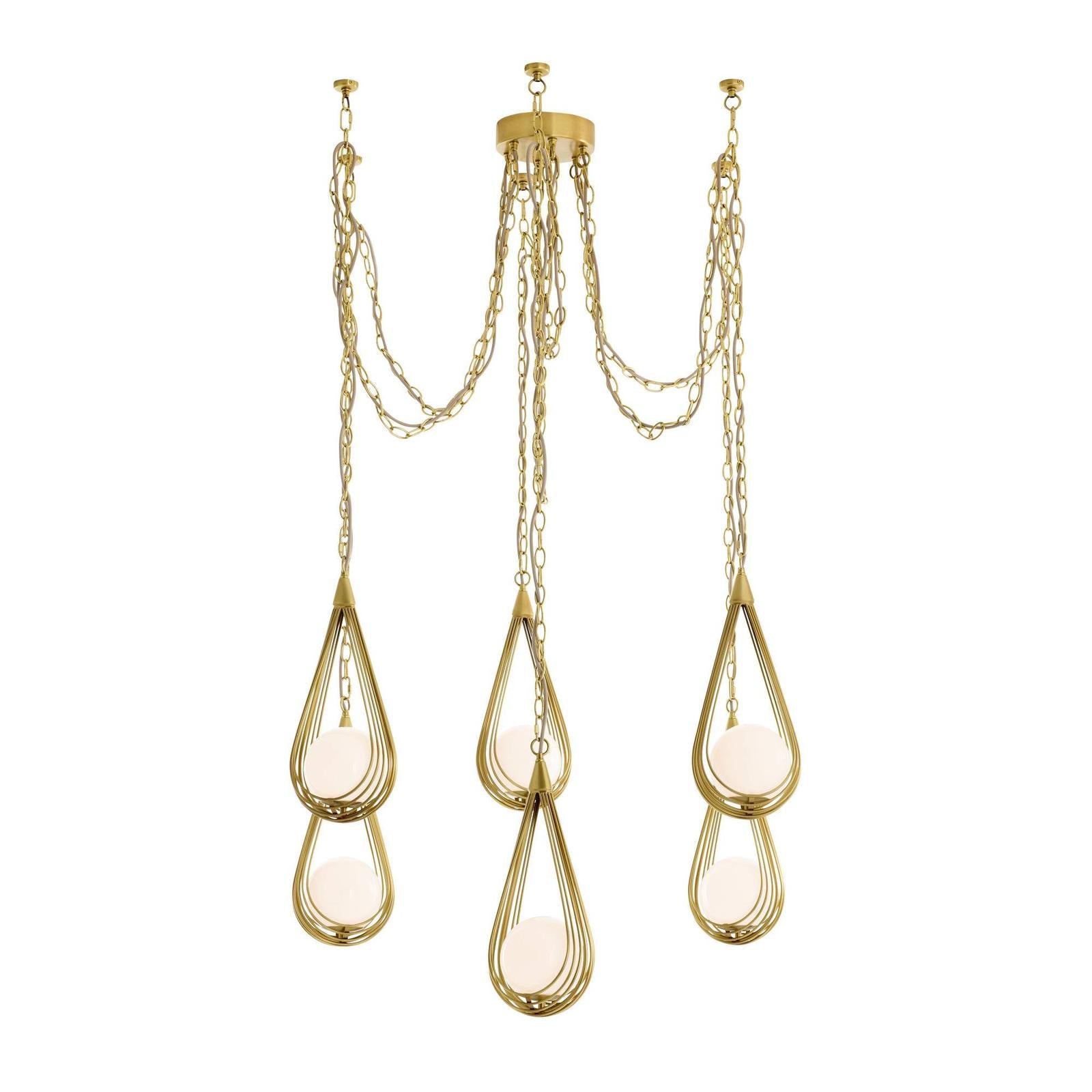 Arteriors Ova Multidrop Chandelier