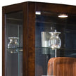 Pulaski Furniture PFC Curios Curved Front 5 Shelf Curio Cabinet