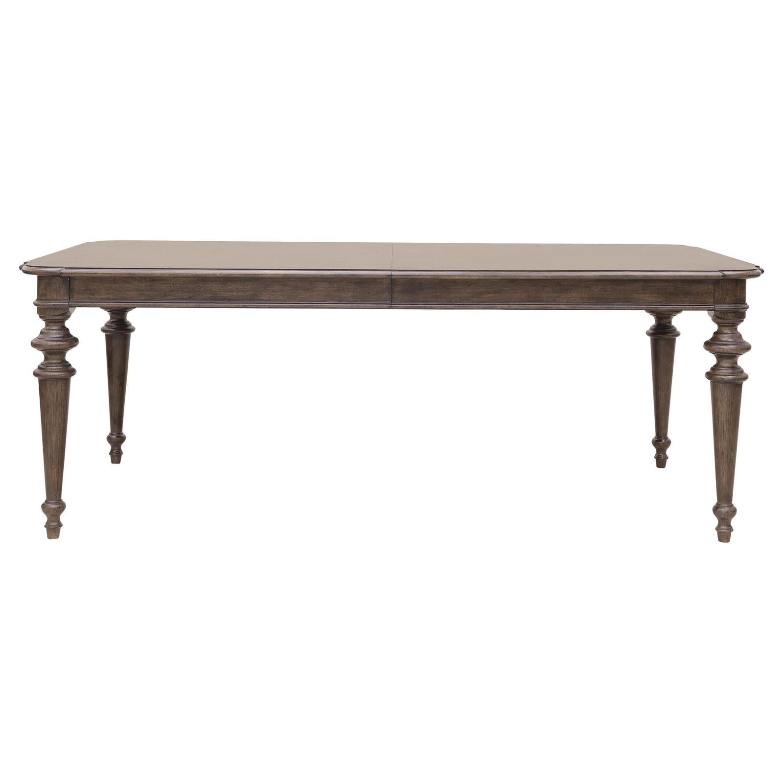 Pulaski Furniture Saddle Creek Timber Brown Extendable Leg Dining Table