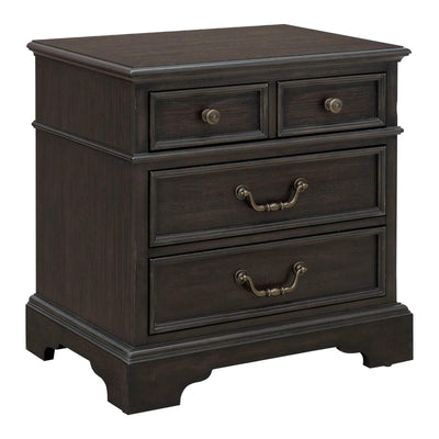 Pulaski Furniture Hickory Creek Brown Velvet 3 Drawer Nightstand