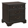 Pulaski Furniture Hickory Creek Brown Velvet 3 Drawer Nightstand