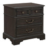 Pulaski Furniture Hickory Creek Brown Velvet 3 Drawer Nightstand