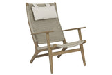 Sunset West Coastal Teak Cushionless Highback Chair