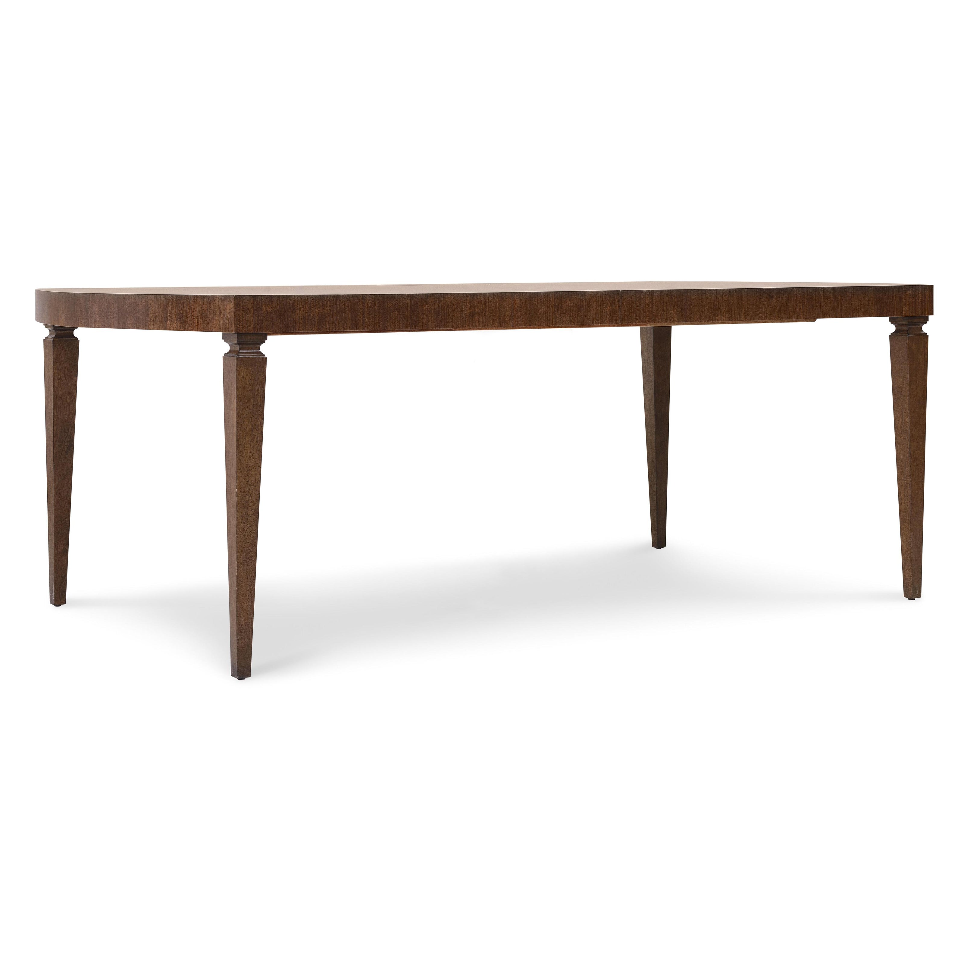 Hooker Furniture Archives Rectangle Dining Table with Two 20-inch Leaves