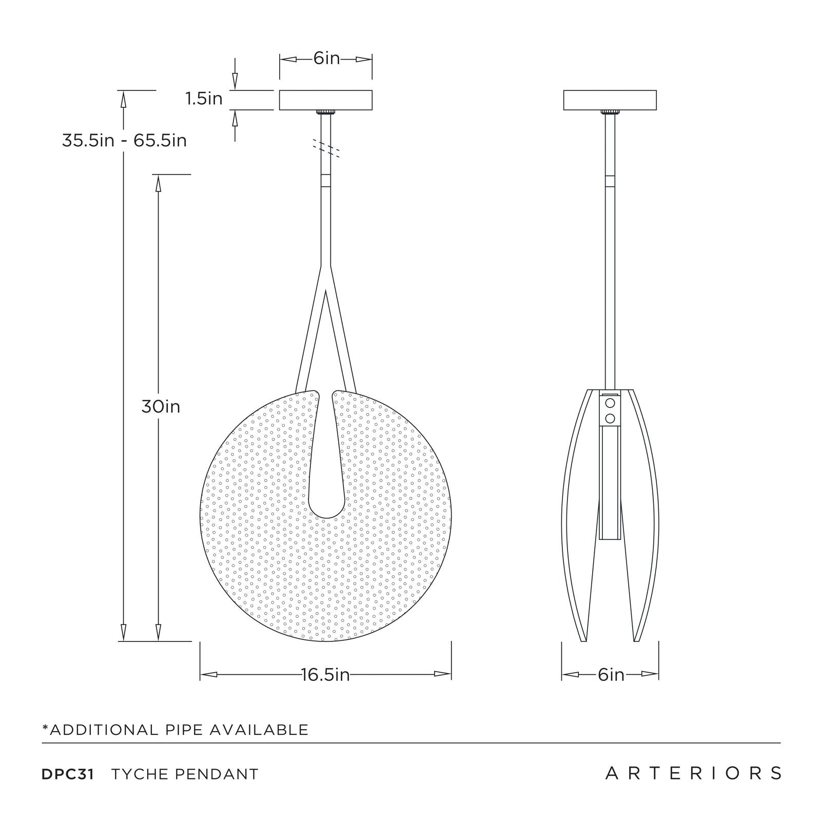 Arteriors Tyche Pendant