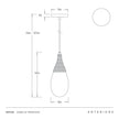 Arteriors Giselle Pendant