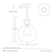 Arteriors Estribo Pendant