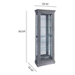 Pulaski Furniture Pulaski Furniture Accents Gray Side Entry Curio Cabinet