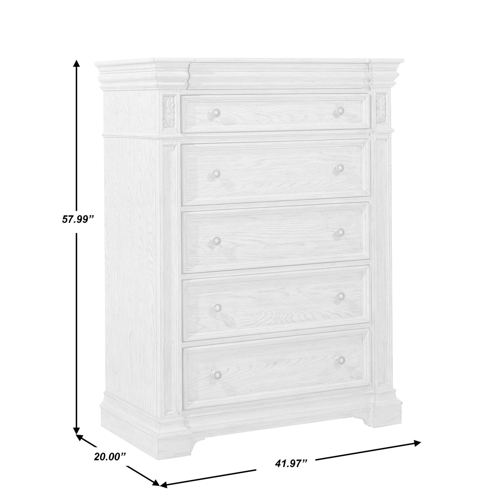 Pulaski Furniture Kingsbury 6 Drawer Chest