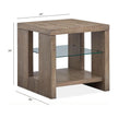 Magnussen Home Conway Spiced Brown End Table