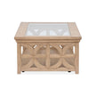 Magnussen Home Coventry Honey Wheat Rectangular Shelf Cocktail Table