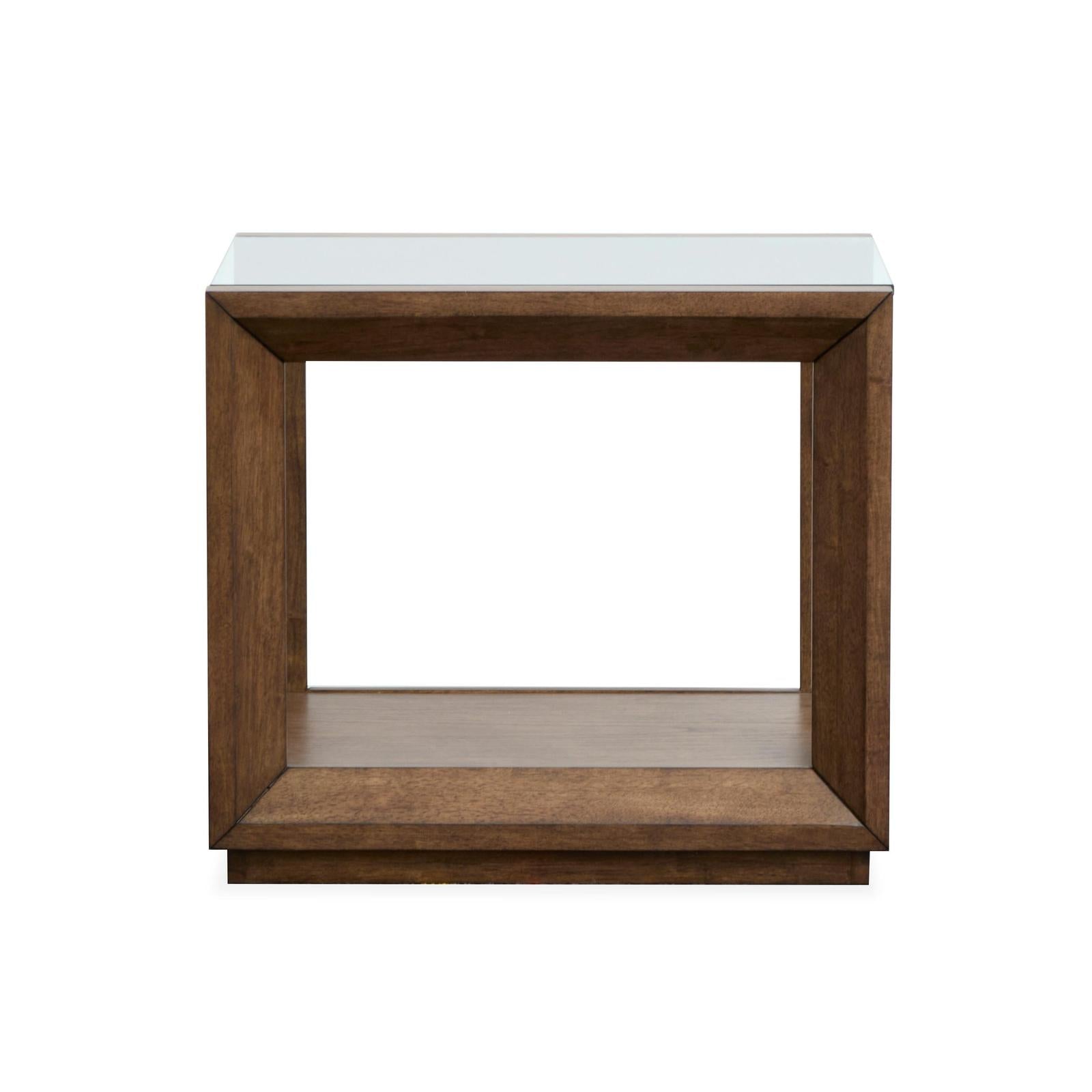 Magnussen Home Sebastian Cinnamon Rectangular End Table