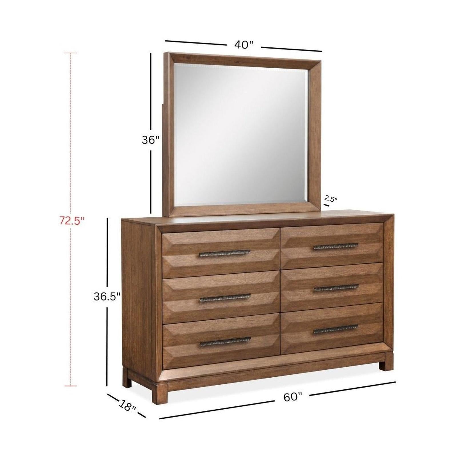 Magnussen Home Callisto Bourbon Brown Double Drawer Dresser