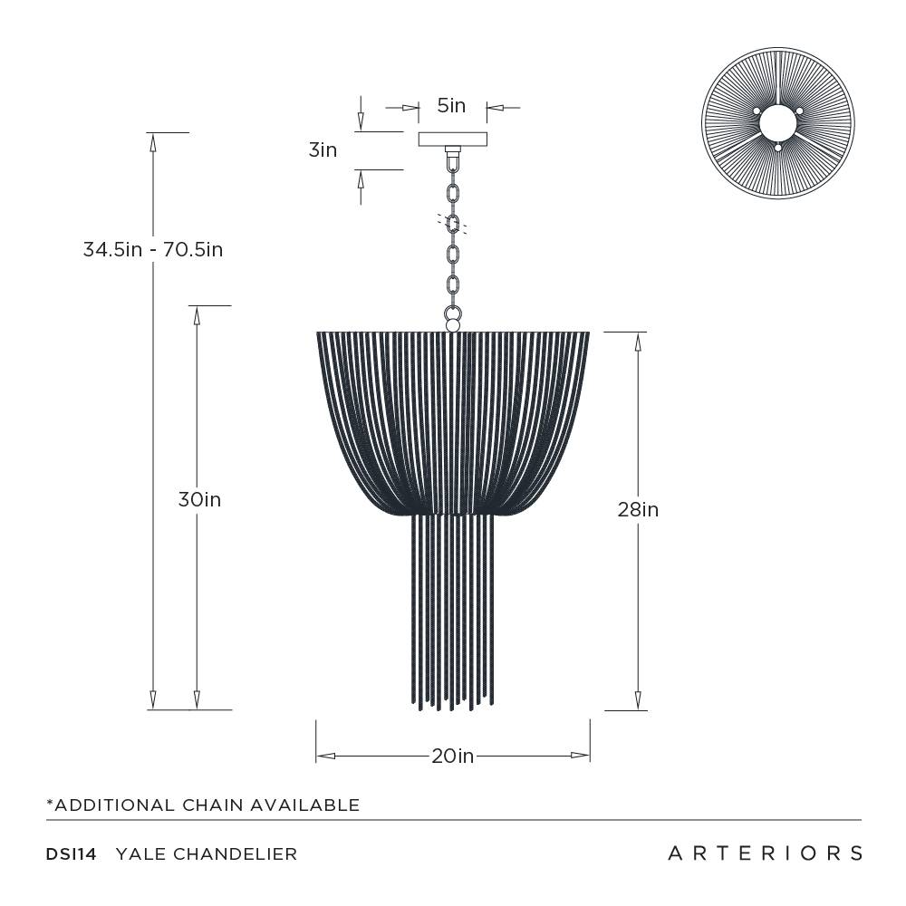 Arteriors Yale Chandelier