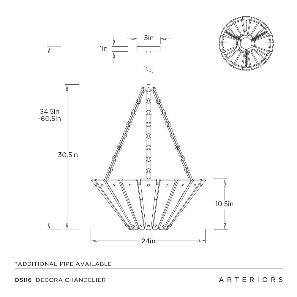 Arteriors Decora Chandelier