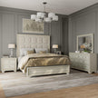 Pulaski Furniture Camila Creamy White Upholstered Bed