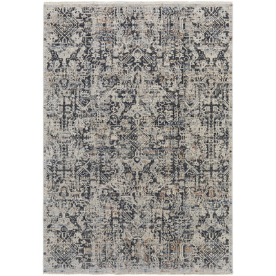 Feizy Kaia 39HUF Transitional Distressed in Ivory/Gray/Taupe