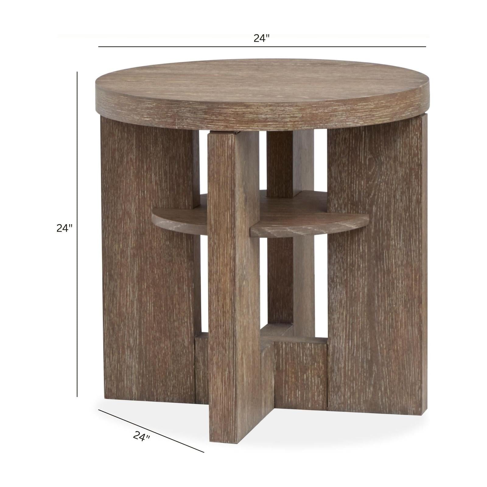 Magnussen Home Conway Spiced Brown End Table