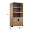 Magnussen Home Tristan Swiss Coffee Dining Cabinet