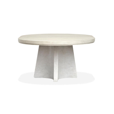 Magnussen Home Lorelei Misty Cloud Extendable Round Dining Table