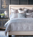 Eastern Accents Vionnet Platinum Hand-Tacked Comforter