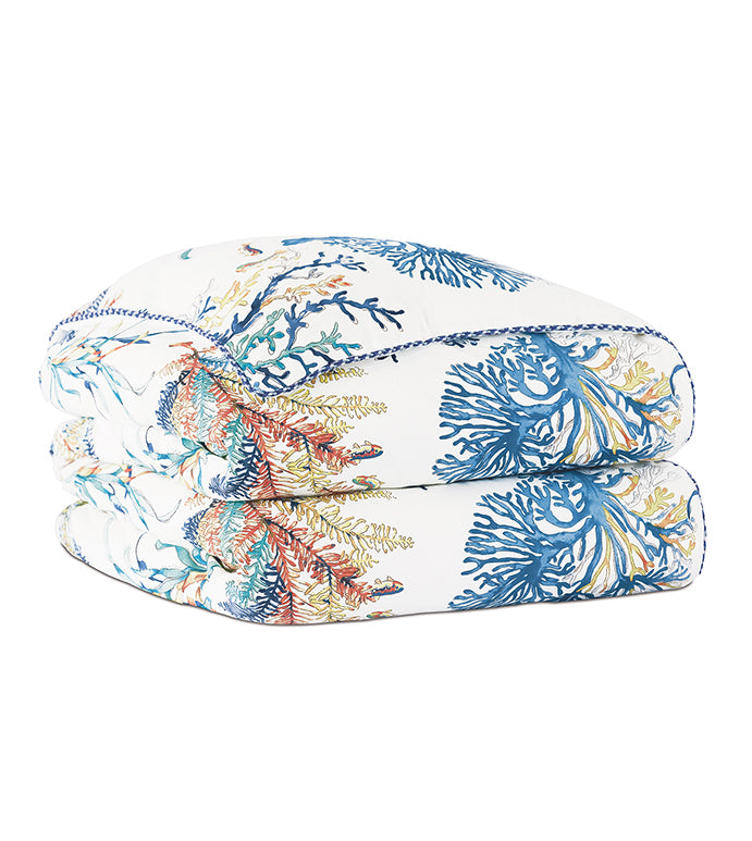 Eastern Accents Castaway Coral Reef Duvet Cover