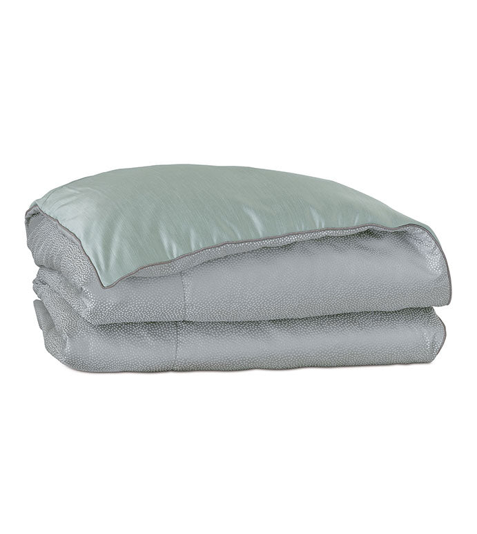 Eastern Accents Danae Metallic Polka Dots Duvet Cover