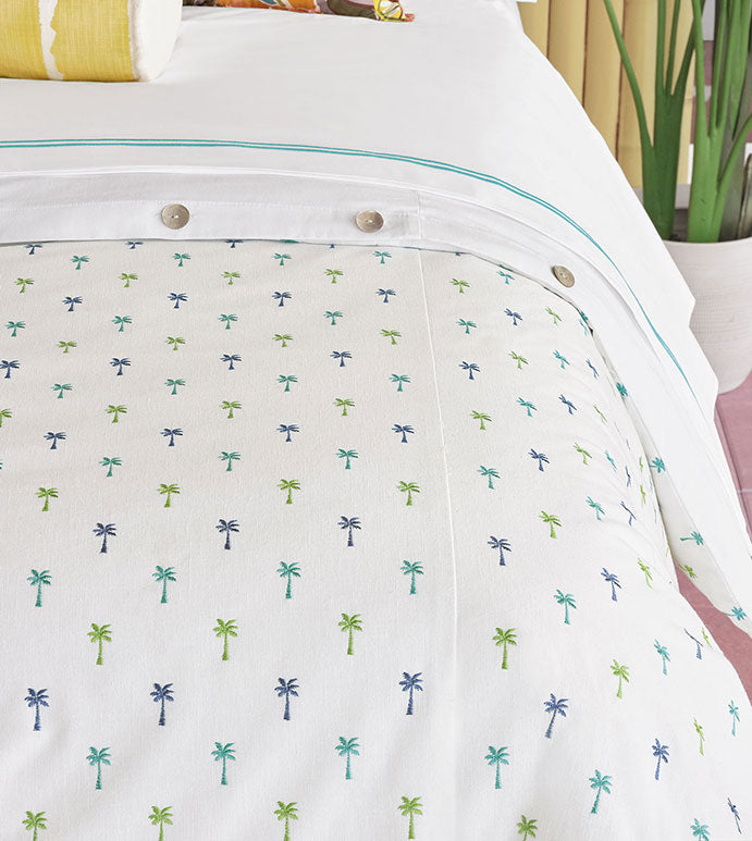 Eastern Accents Belize Embroidered Tacked Comforter