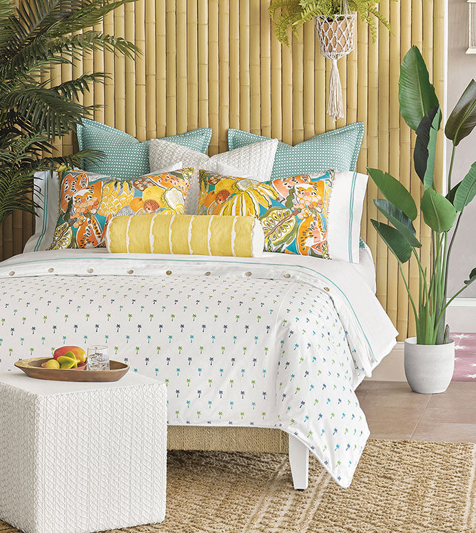 Eastern Accents Belize Embroidered Tacked Comforter