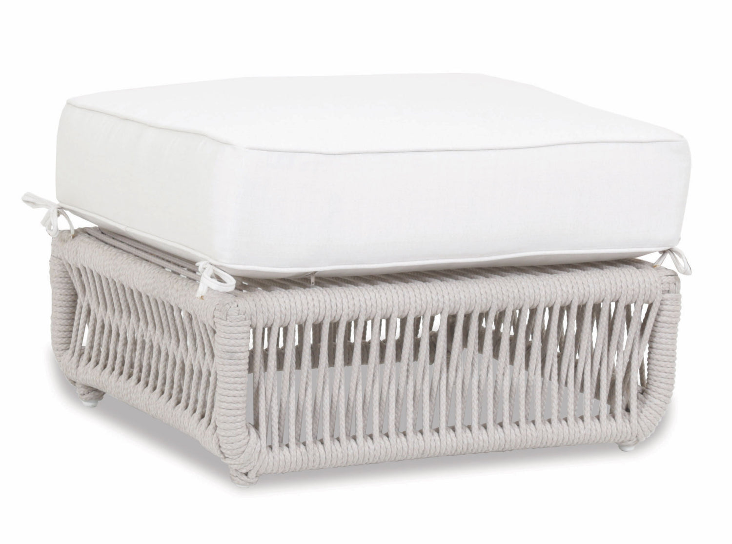 Sunset West Dana Rope Ottoman