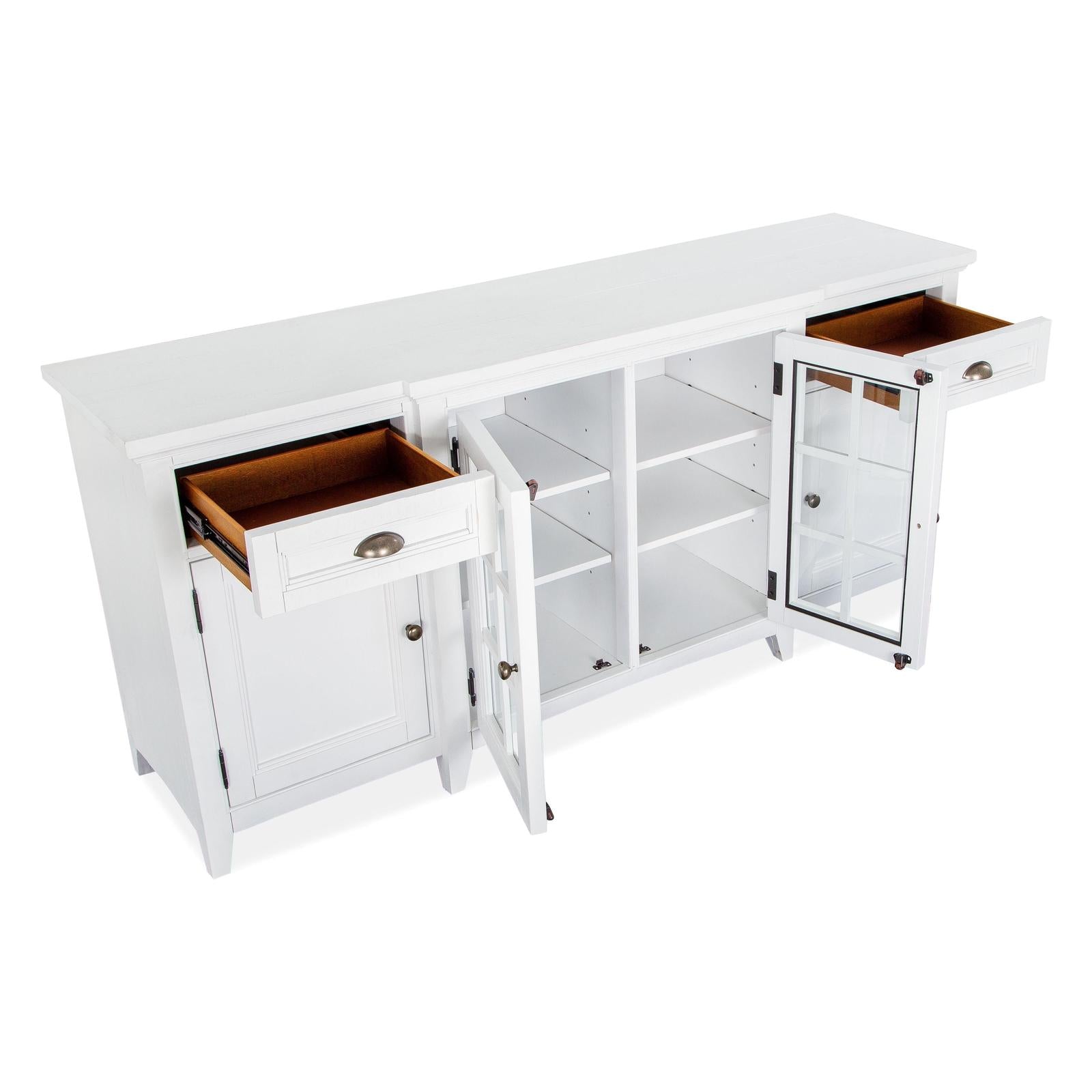 Magnussen Home Heron Cove Chalk White Console
