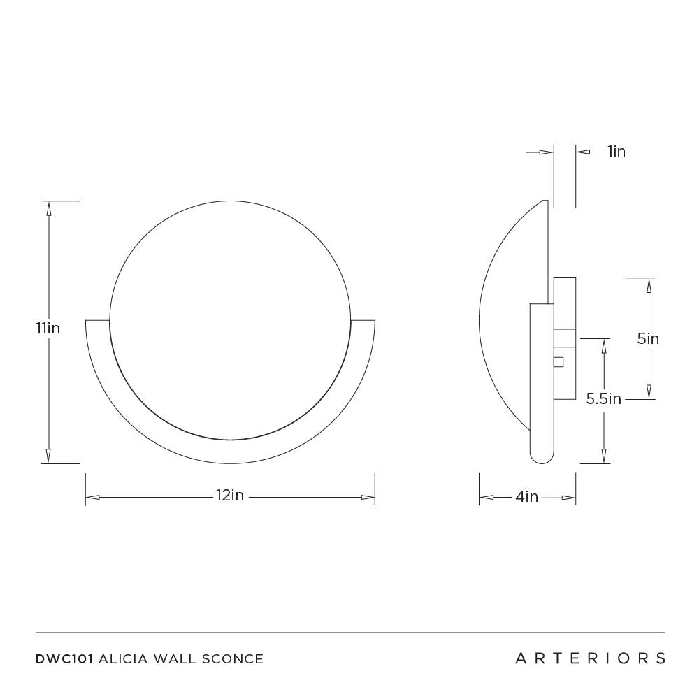 Arteriors Alicia Wall Sconce