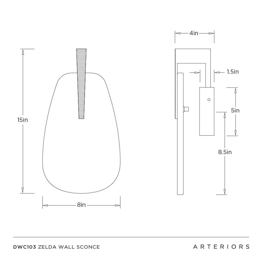Arteriors Zelda Wall Sconce