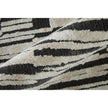 Feizy Gilmore 39UPF Modern Stripes, Ivory/Black, Rug