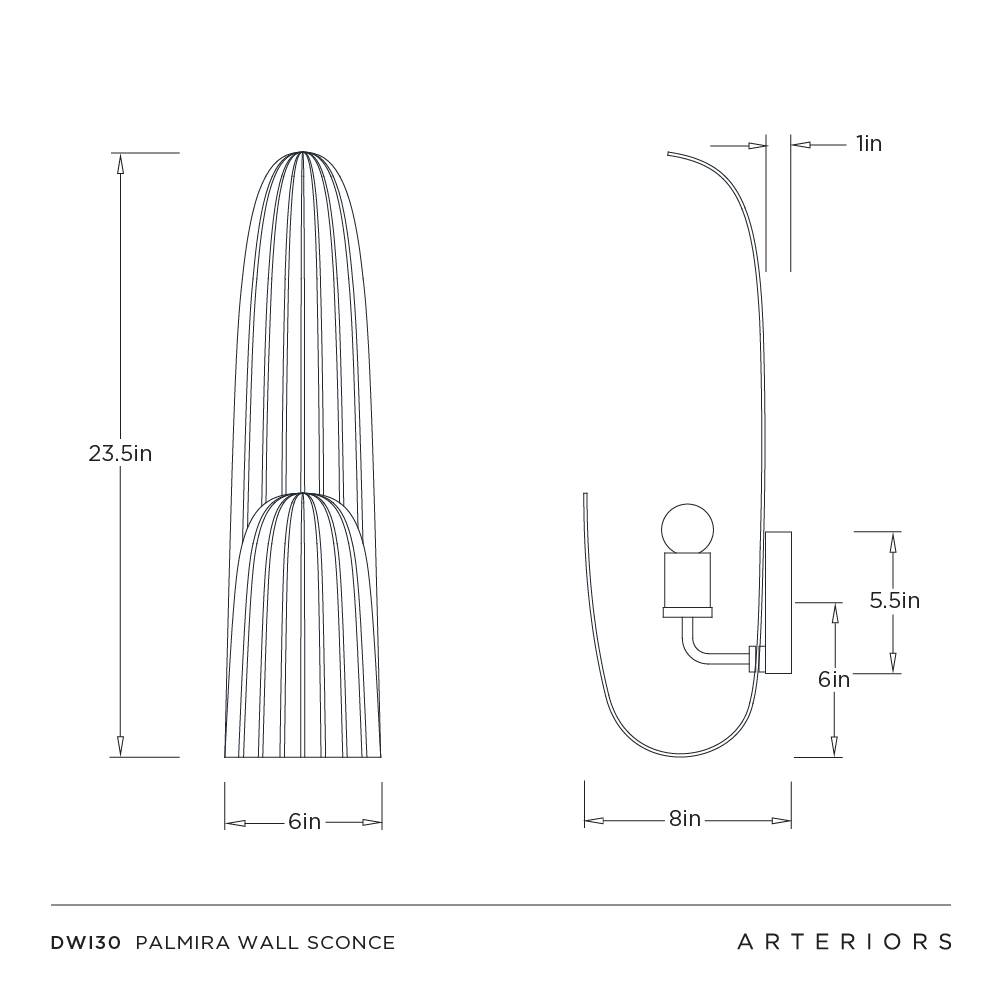 Arteriors Palmira Wall Sconce