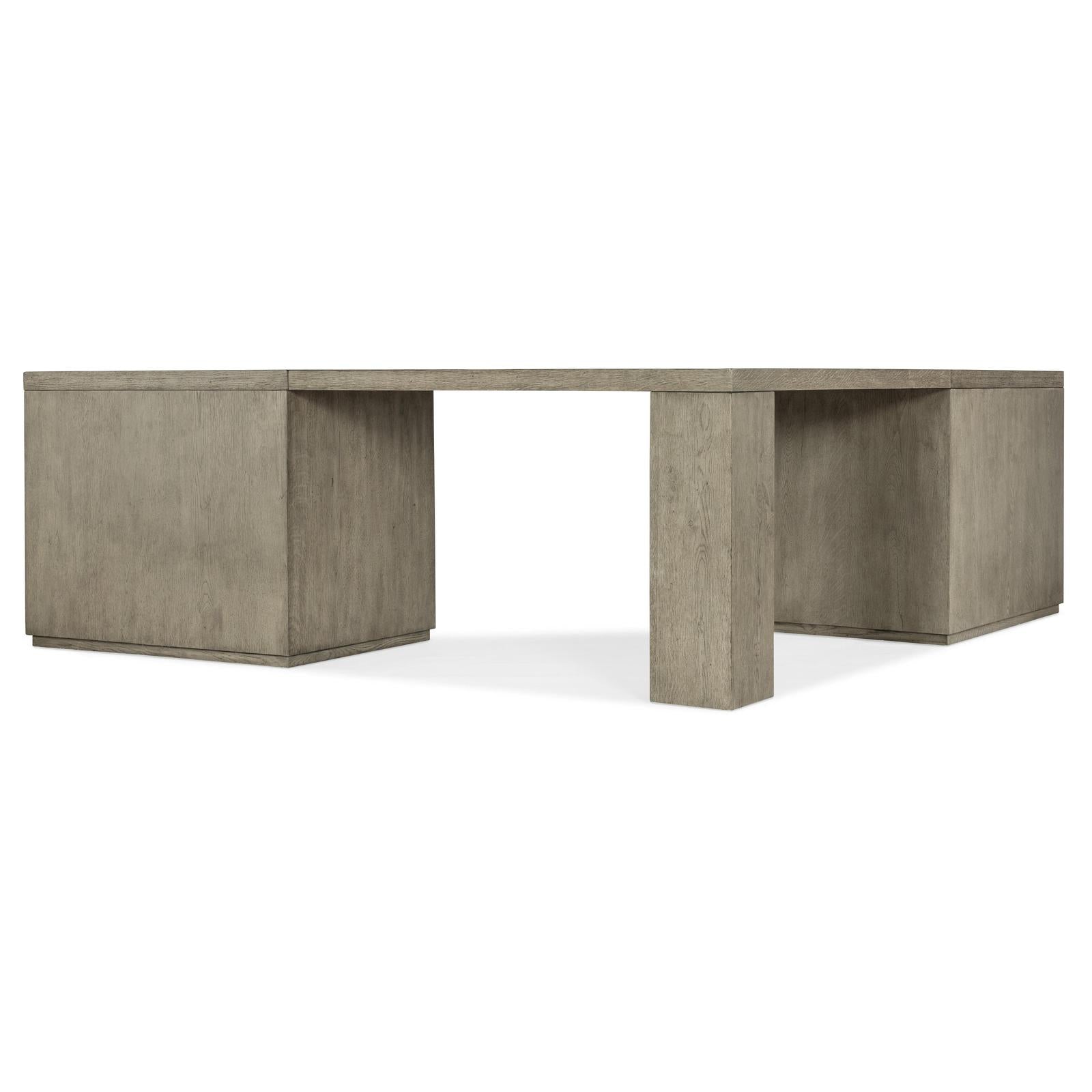 Hooker Furniture Linville Falls Corner Desk with Two Lateral Files