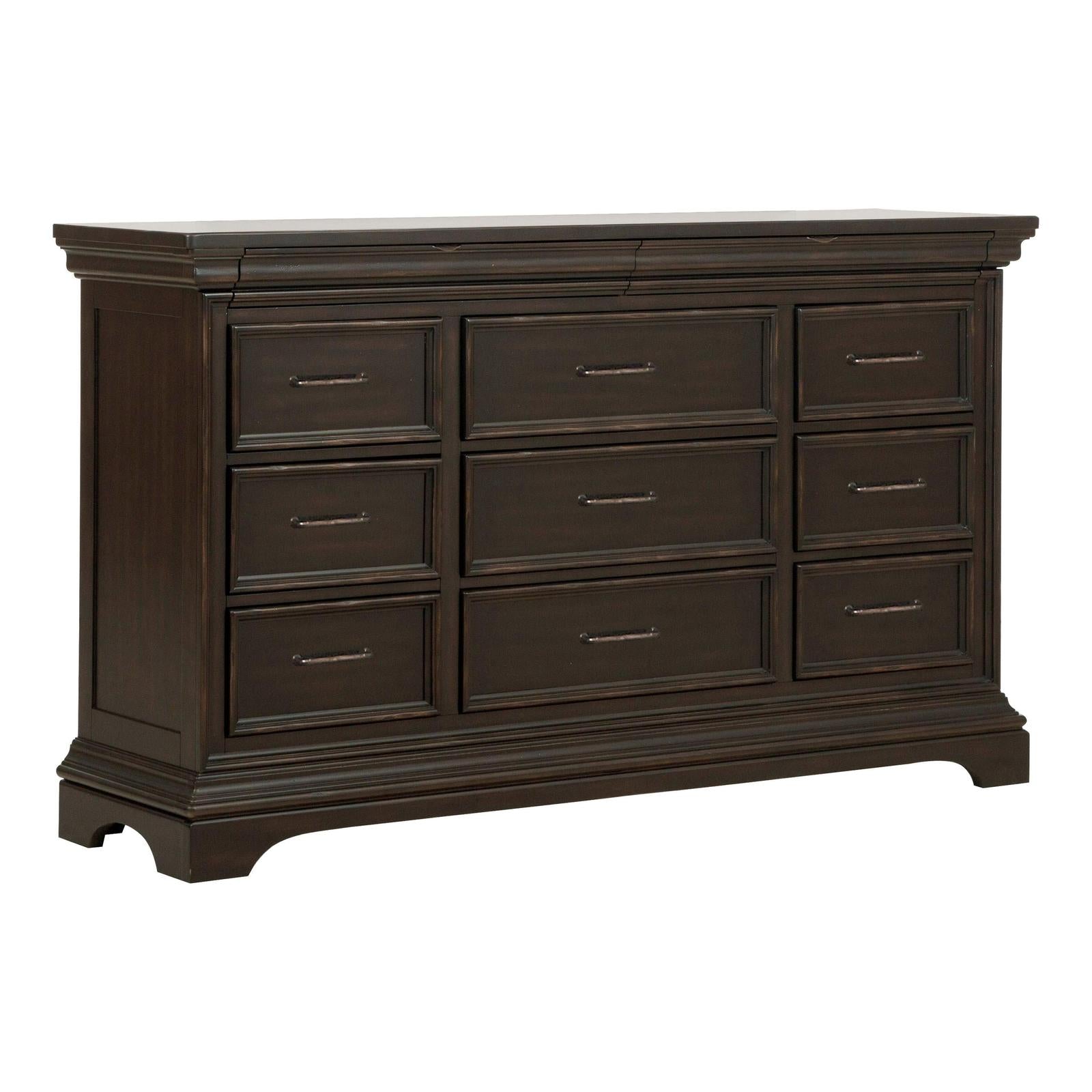 Pulaski Furniture Caldwell Smoked Molasses 11 Drawer Dresser