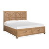 Magnussen Home Coventry Honey Wheat Panel Storage Bed