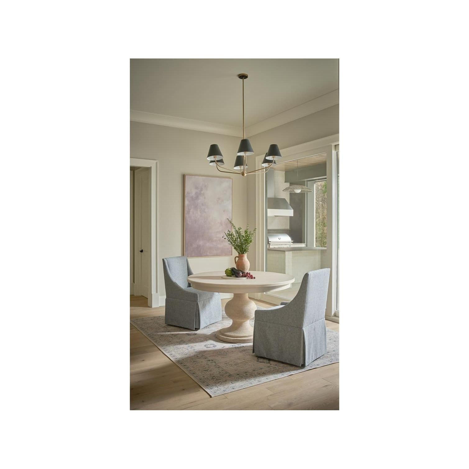 Universal Furniture Birchaven Willow Wrapped Dining Table