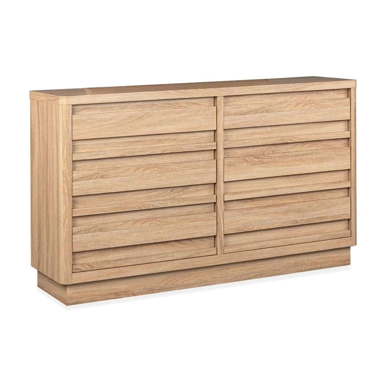 Magnussen Home Brentwood Heights Provincial Brown Double Drawer Dresser