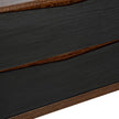 Michael Amini Kayner 2-Drawer Nightstand - Charcoal