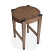 Magnussen Home Kaysen Wallaby And Matte Black End Table
