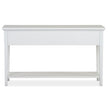 Magnussen Home Heron Cove Chalk White Rectangular Sofa Table