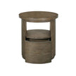 Magnussen Home Bosley Lt. Brown Porpoise Round End Table