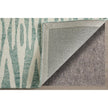 Feizy Wallace 8A40F Modern Chevron Rug in Blue/White